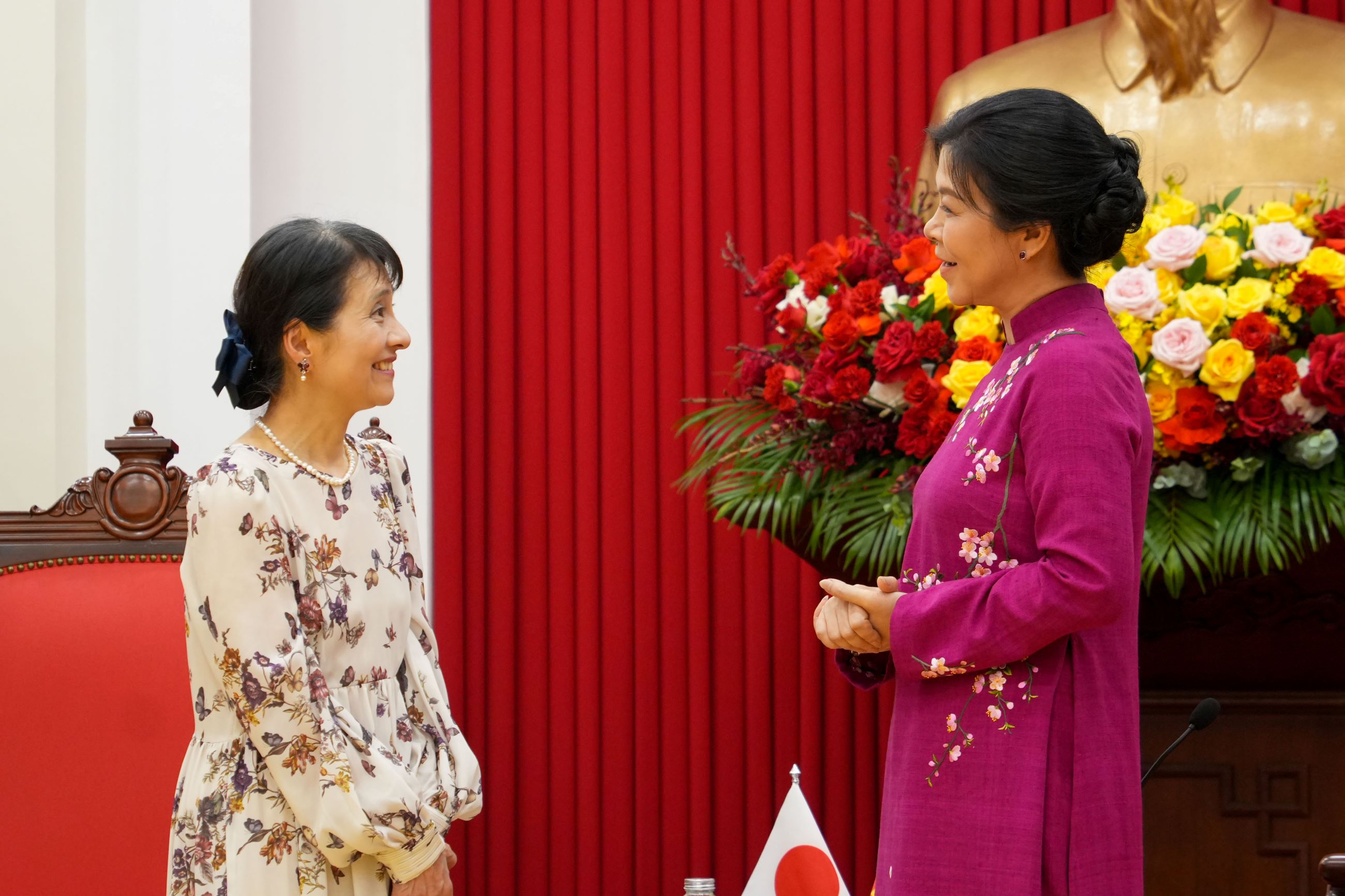 リー書記長夫人との懇談３