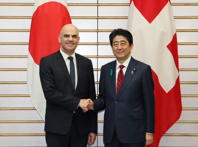 日・スイス首脳会談等