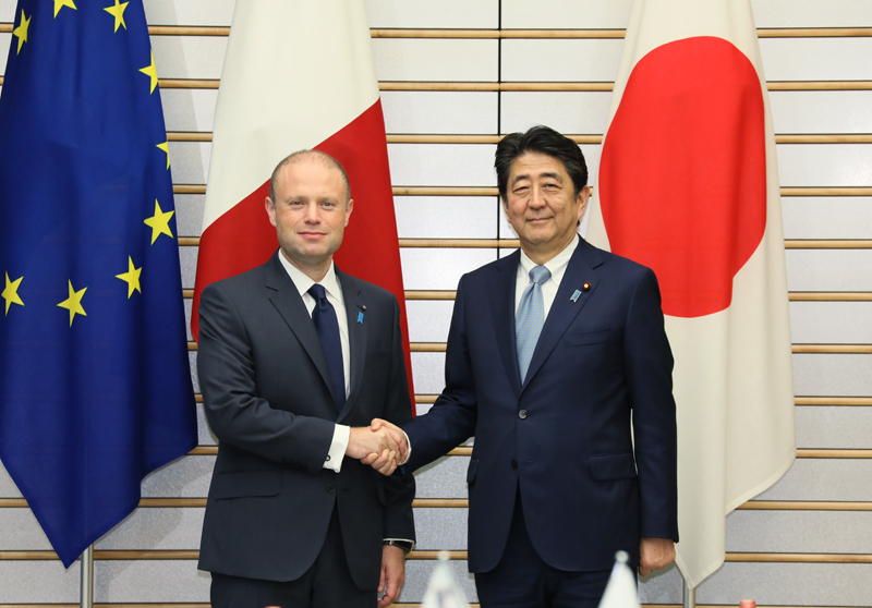 日・マルタ首脳会談等