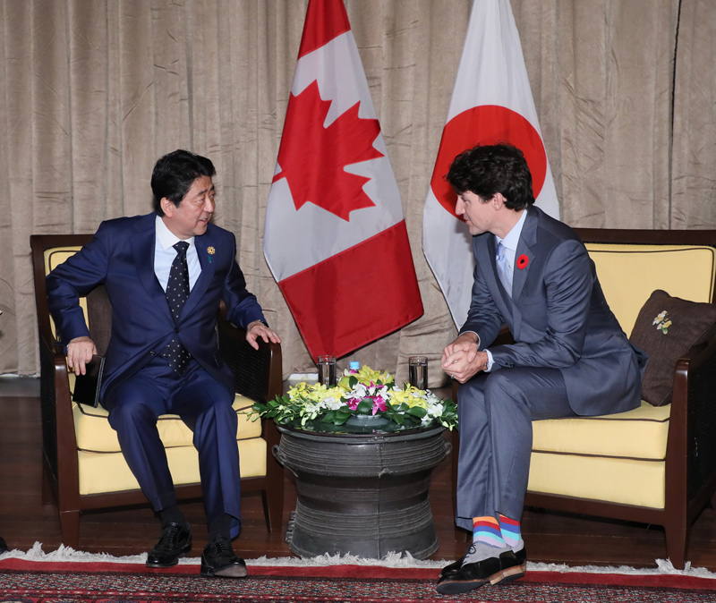 日・カナダ首脳会談