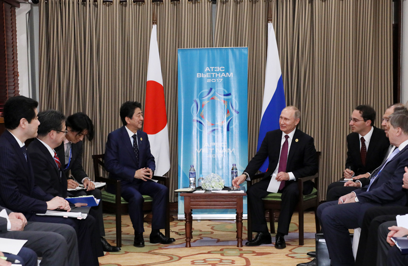 日・ロシア首脳会談