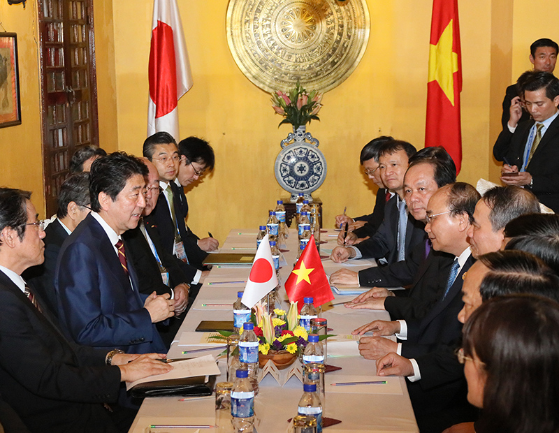 フック・ベトナム首相との夕食会