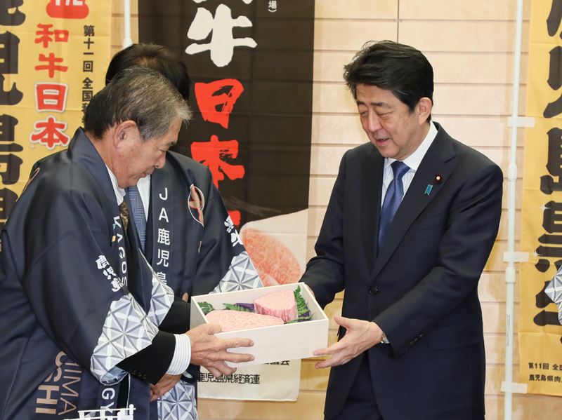 「鹿児島黒牛」和牛日本一の報告