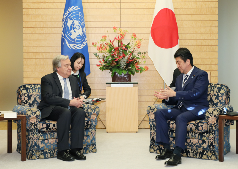 グテーレス国連事務総長との会談