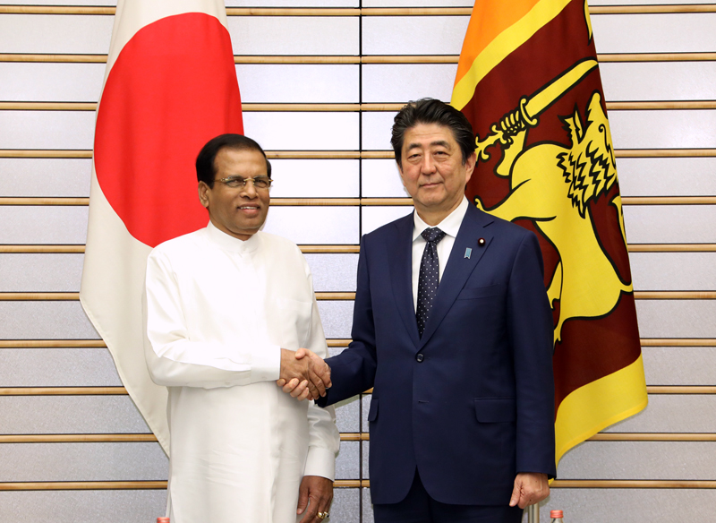 日・スリランカ首脳会談等