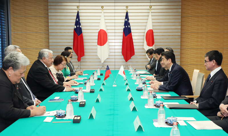 日・サモア首脳会談