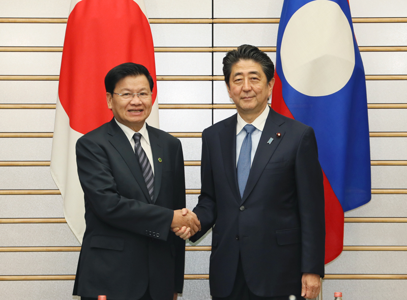 日・ラオス首脳会談等