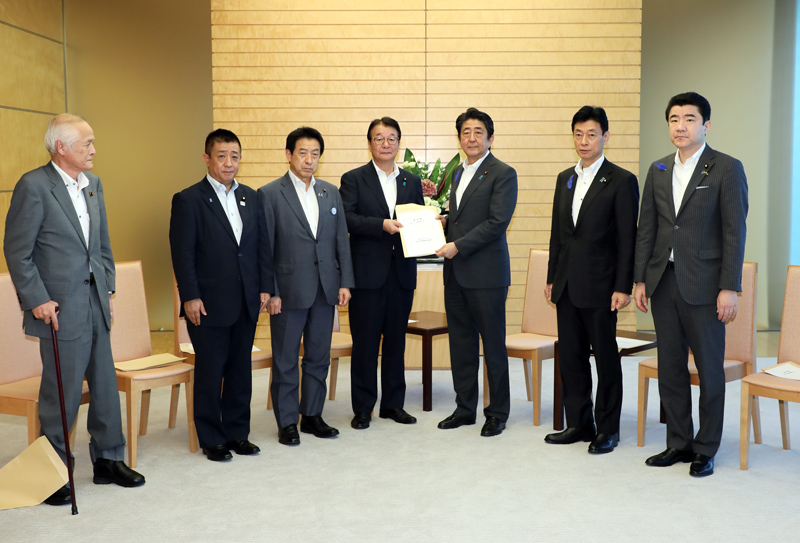 愛媛県選出自民党議員との面会