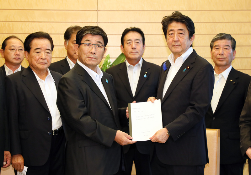 岐阜県知事及び岐阜県選出自民党議員等との面会