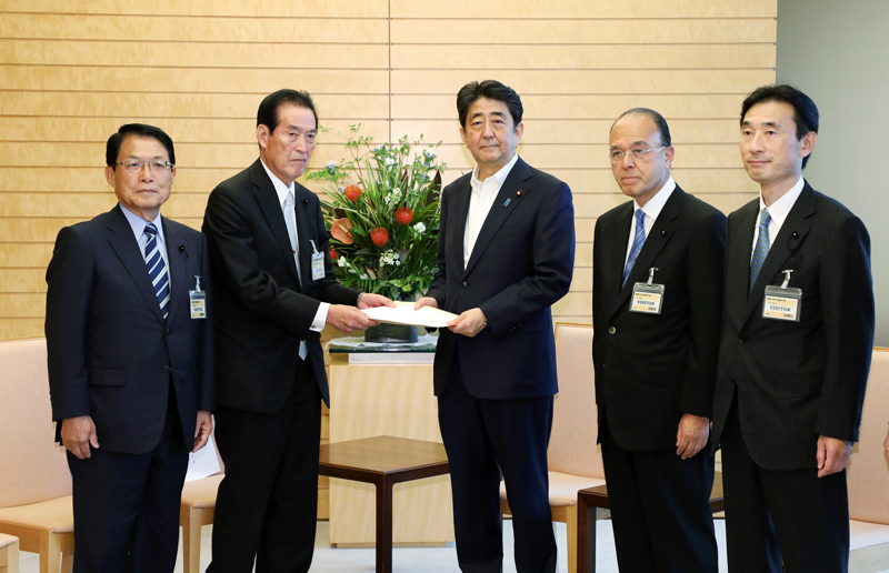 自由民主党岡山県連議員との面会