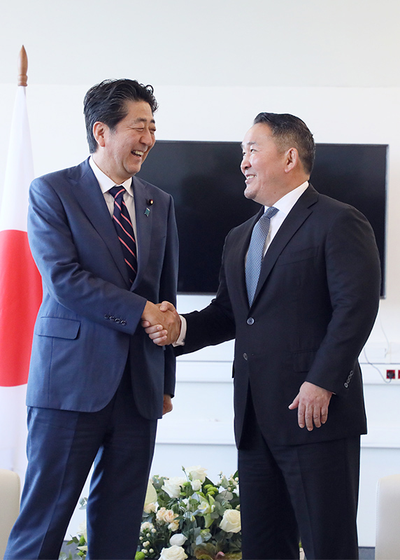 日・モンゴル首脳会談２