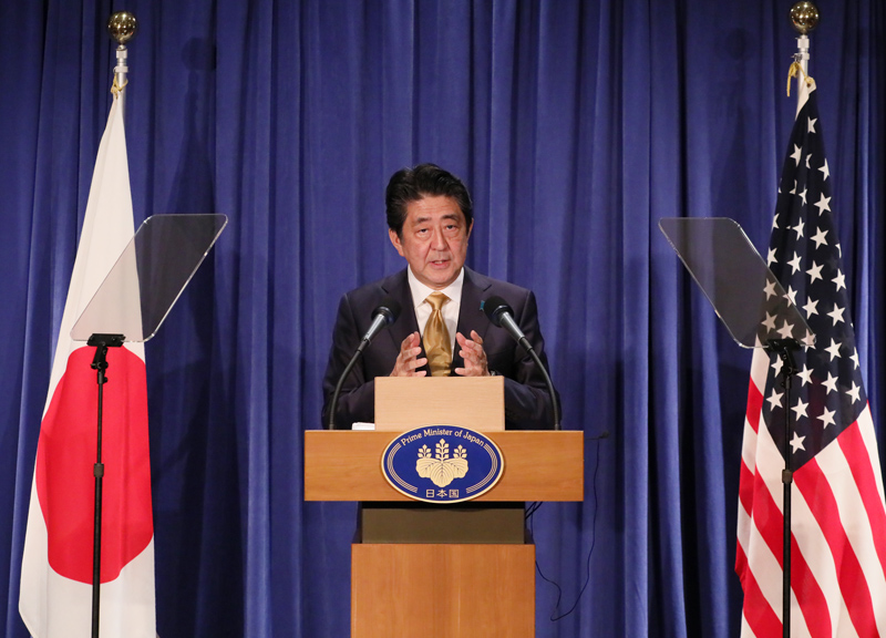第７３回国連総会出席等についての内外記者会見