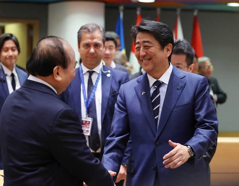 ＡＳＥＭ首脳会合開会セレモニー（代表撮影）３