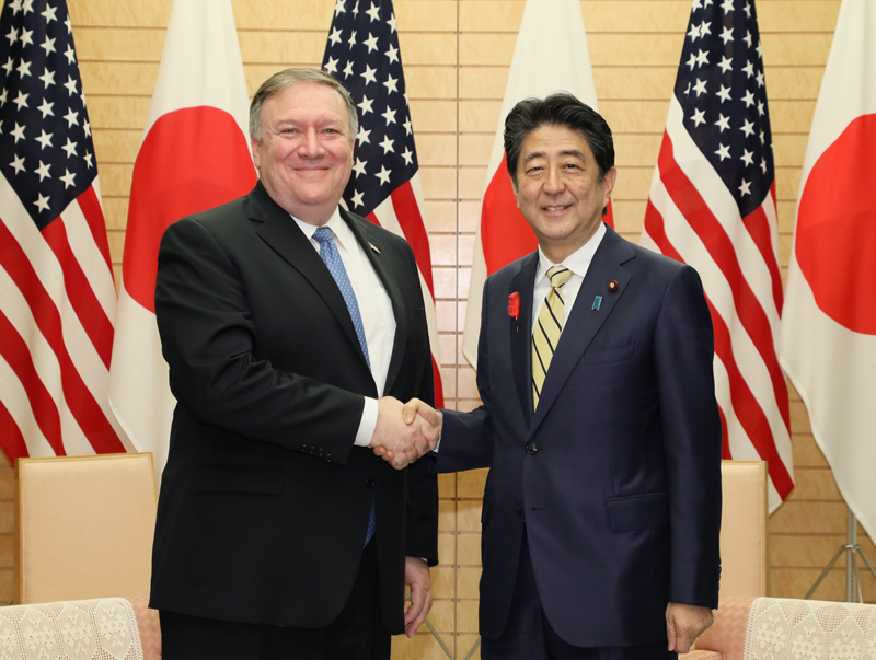 ポンペオ米国務長官による表敬