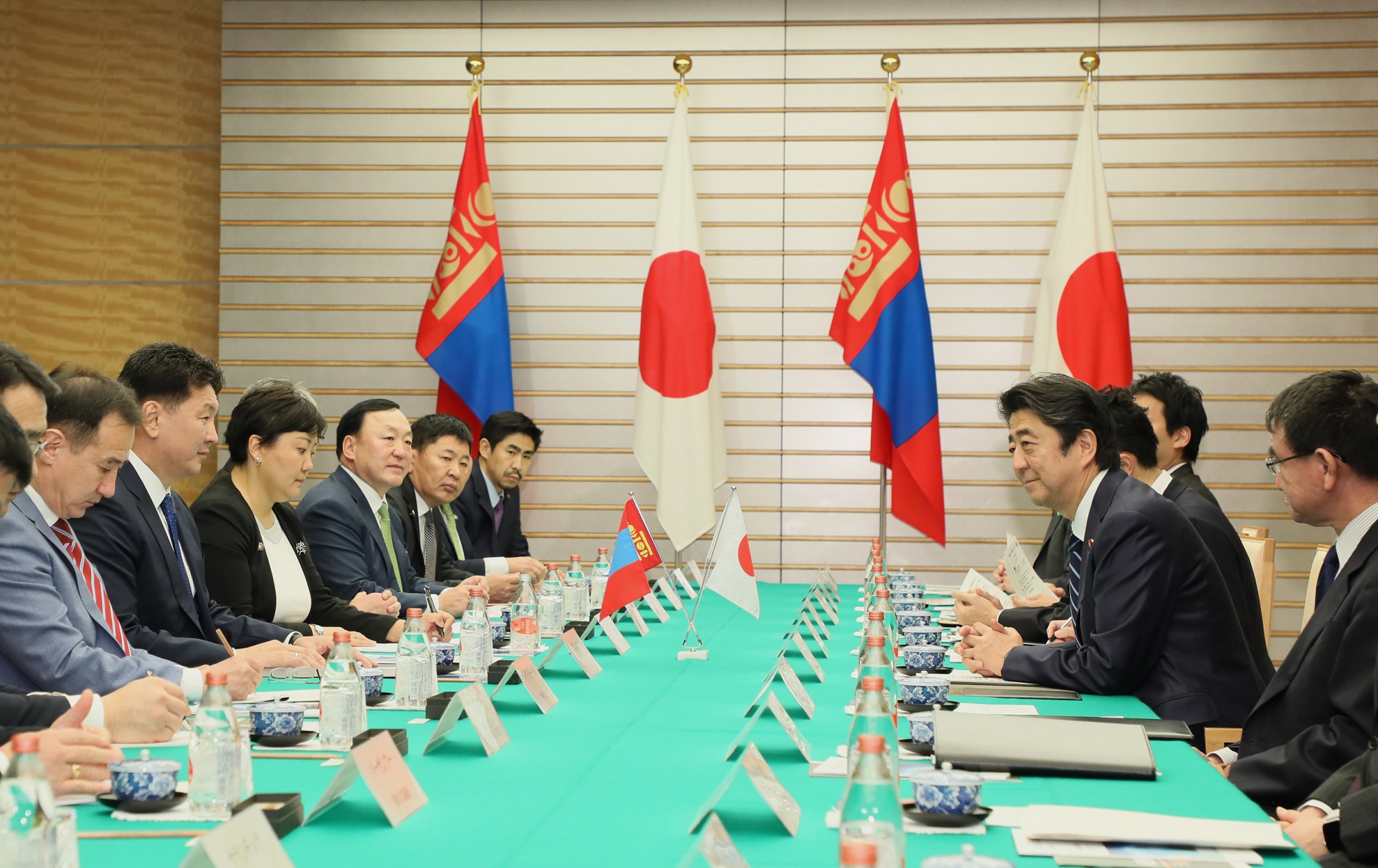 日・モンゴル首脳会談