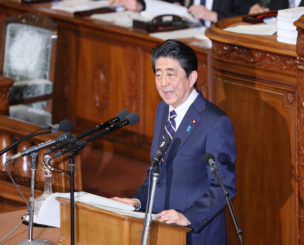 第１９８回国会における安倍内閣総理大臣施政方針演説