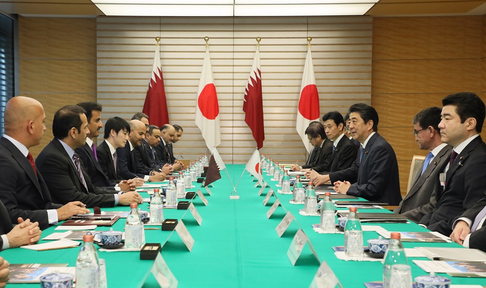 日・カタール首脳会談