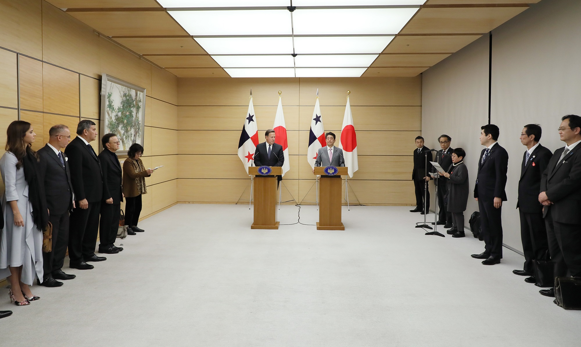 共同記者発表１