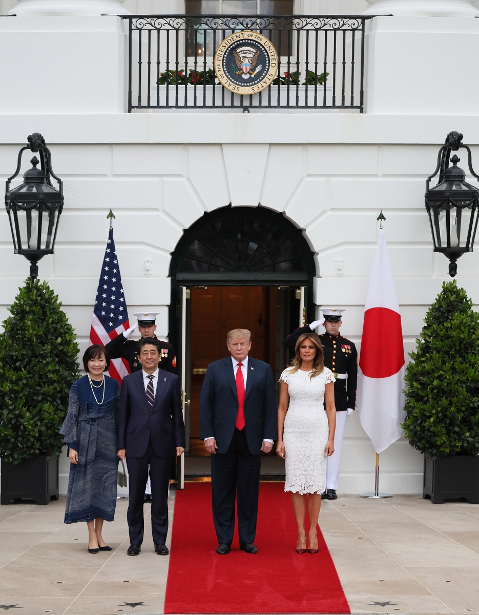 トランプ・アメリカ大統領夫妻との非公式夕食会２