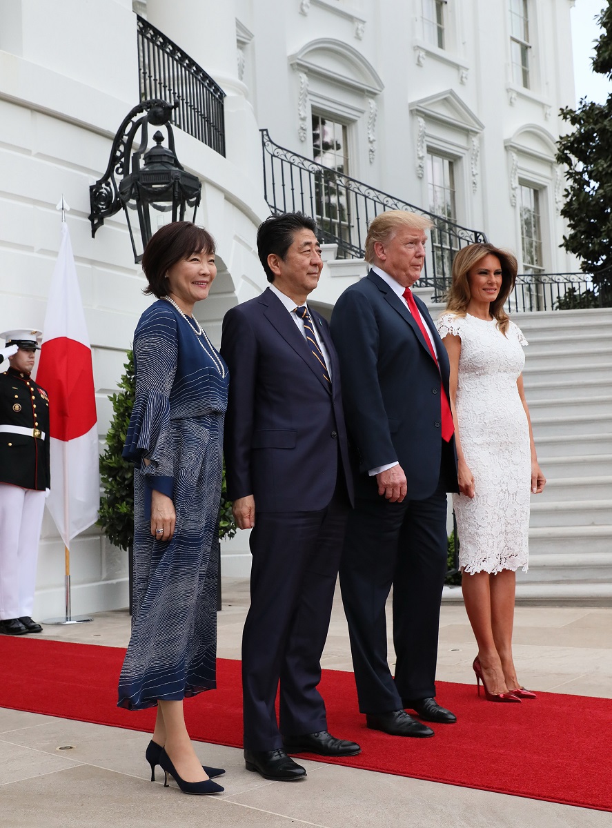 トランプ・アメリカ大統領夫妻との非公式夕食会３