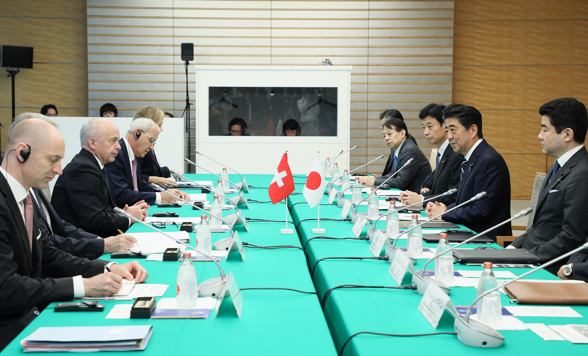 日・スイス首脳会談１