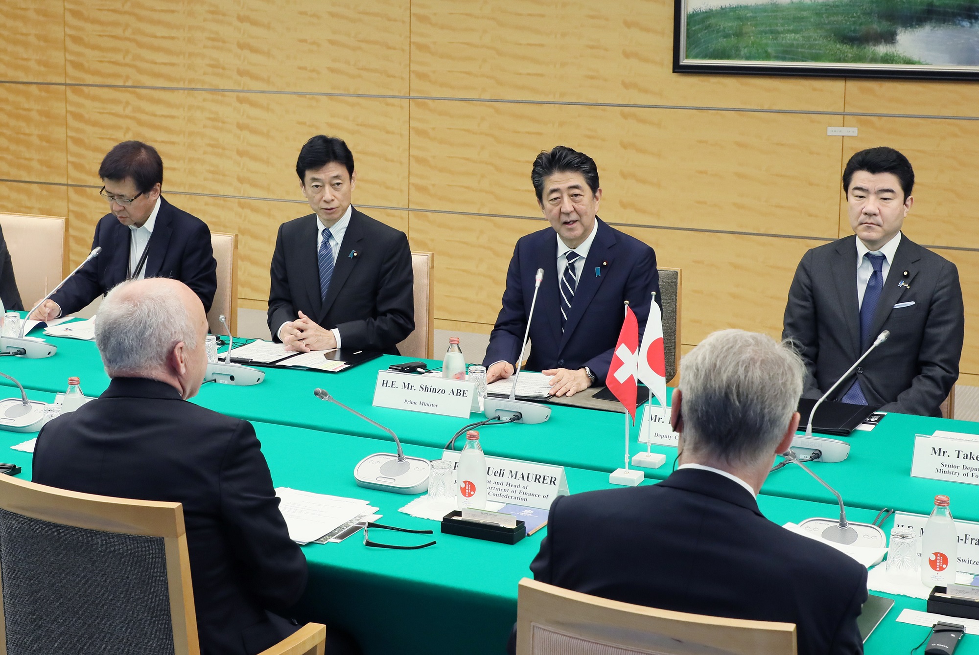 日・スイス首脳会談２