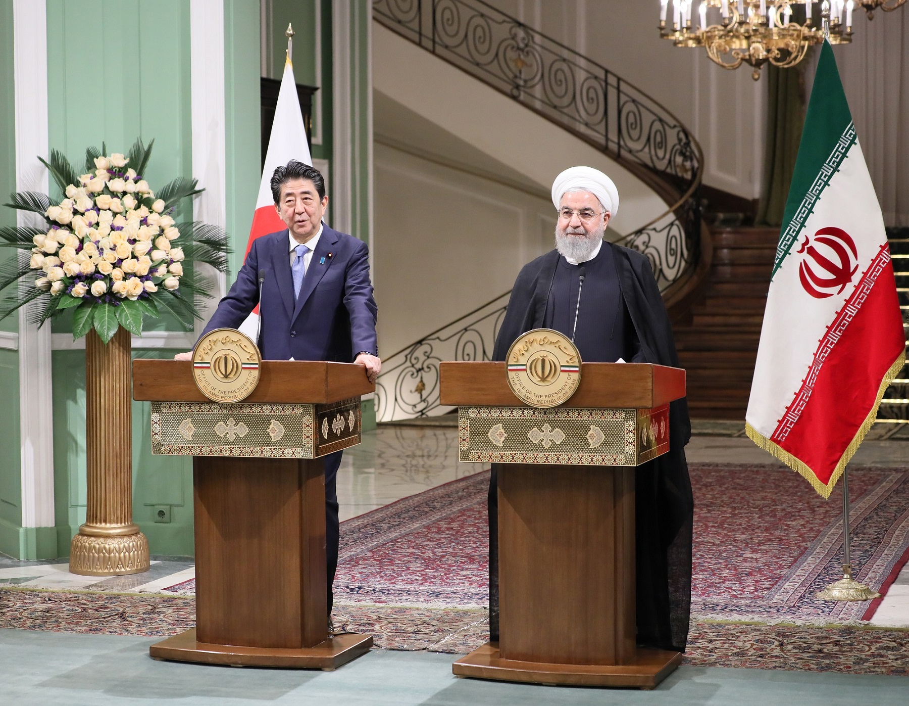 日・イラン共同記者発表３