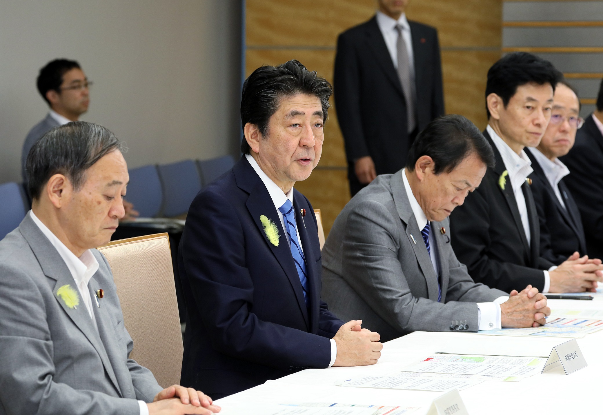 ６月下旬からの大雨及び山形県沖を震源とする地震に関する関係閣僚会議