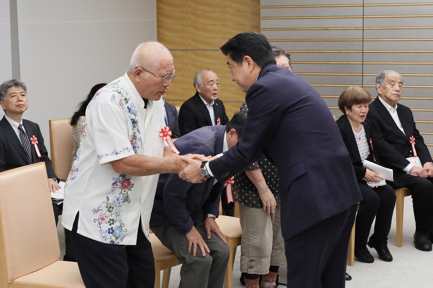 ハンセン病家族訴訟原告団との面会