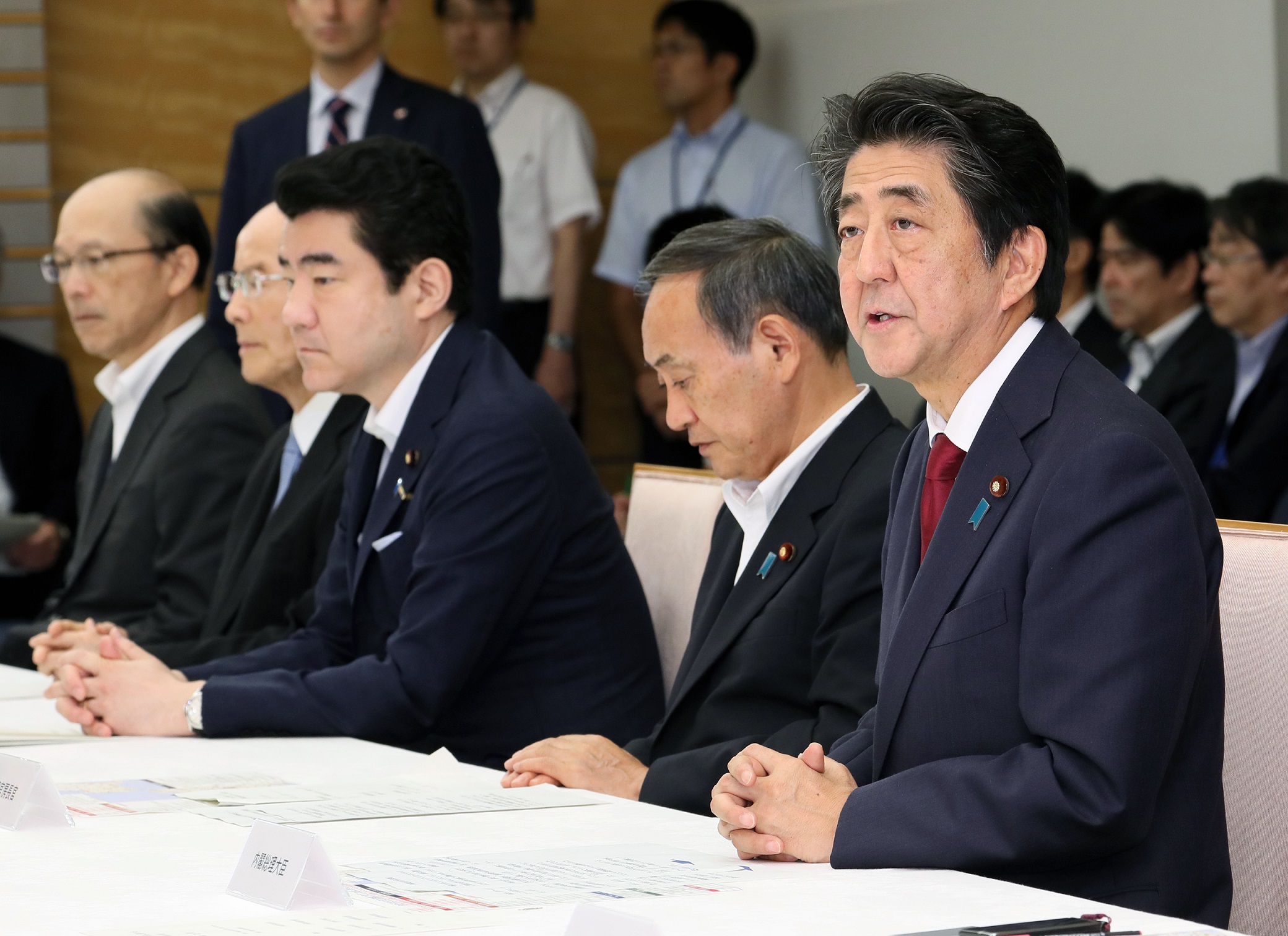 令和元年８月の前線に伴う大雨に関する関係閣僚会議