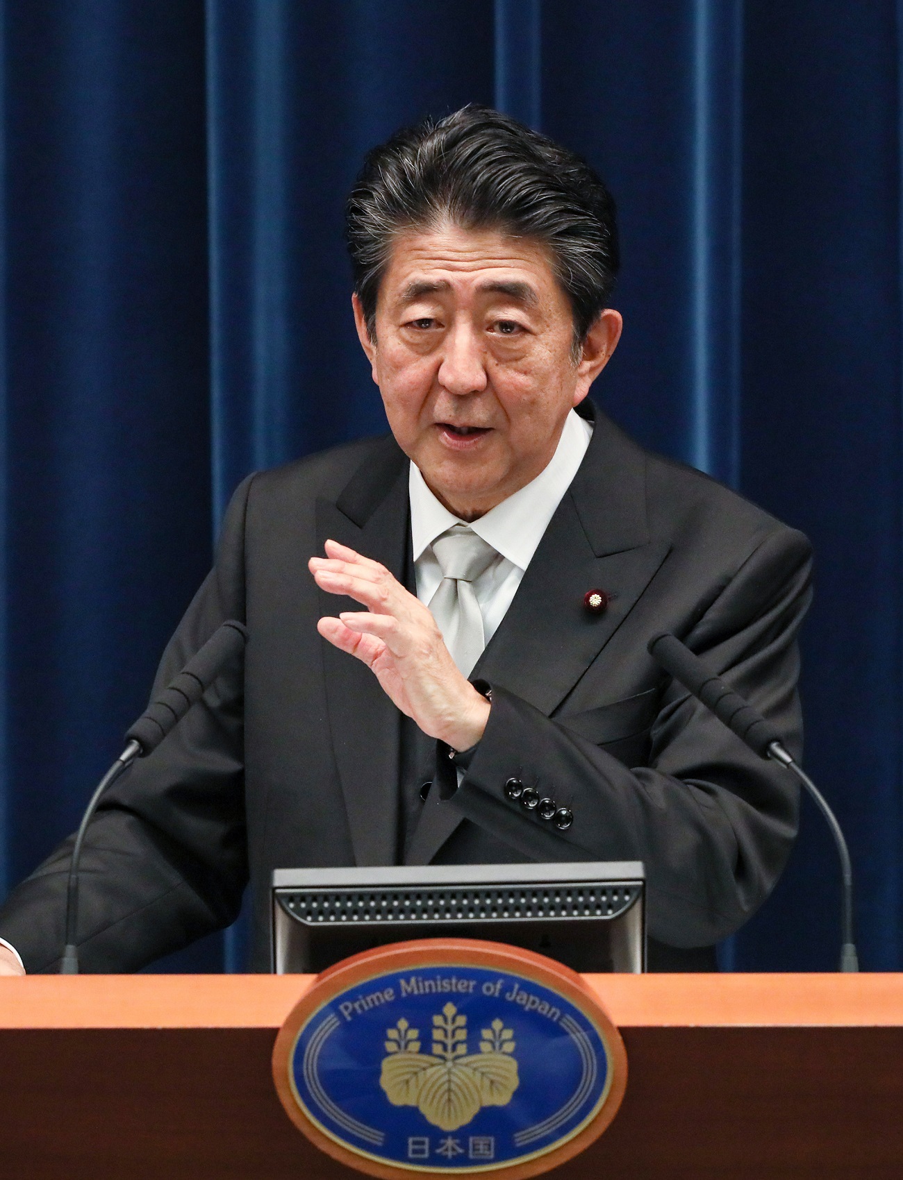 安倍内閣総理大臣記者会見