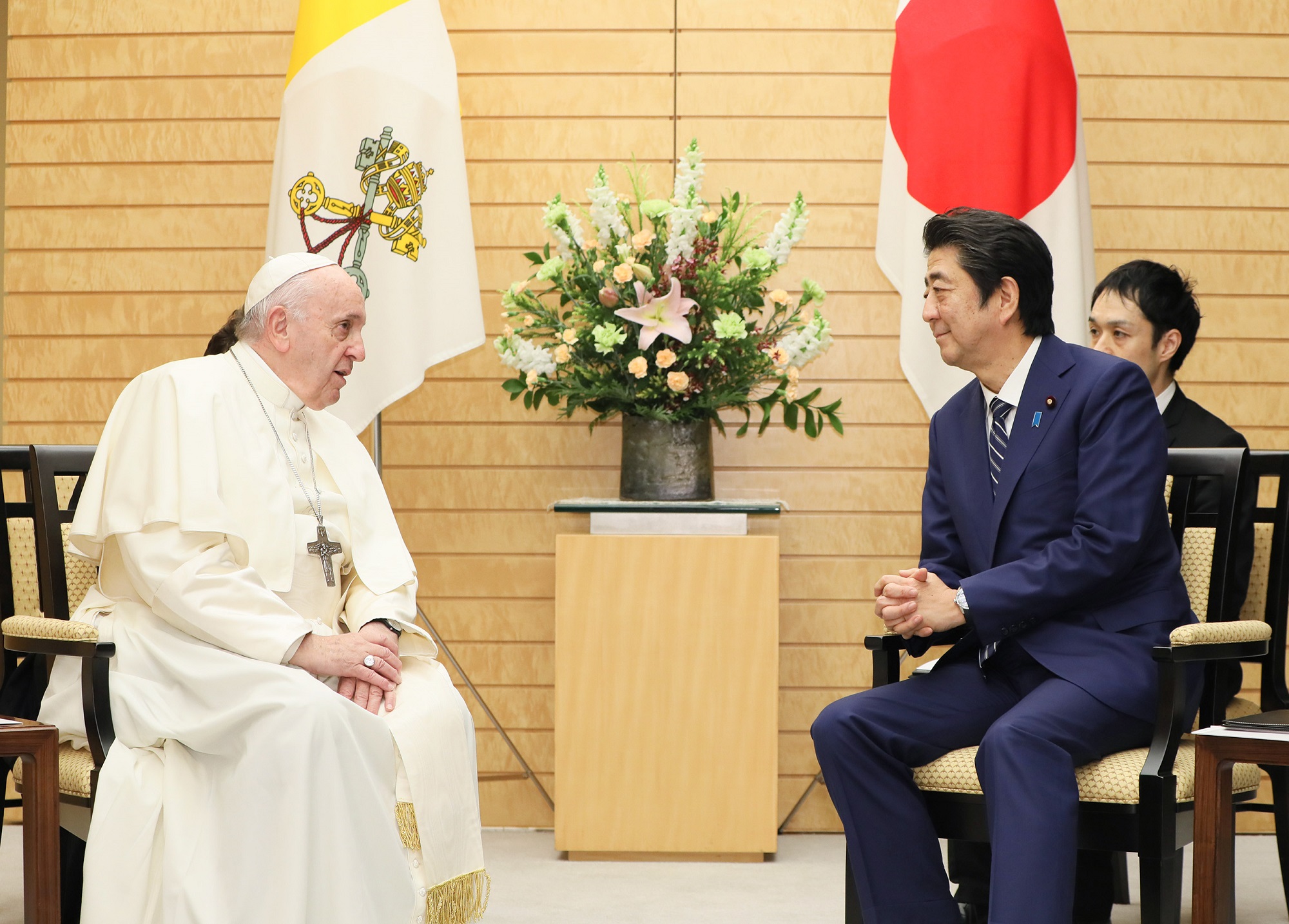 ローマ教皇フランシスコ台下との会談（テタテ）２