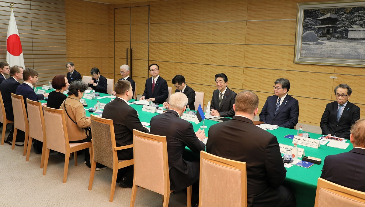 日・エストニア首脳会談２