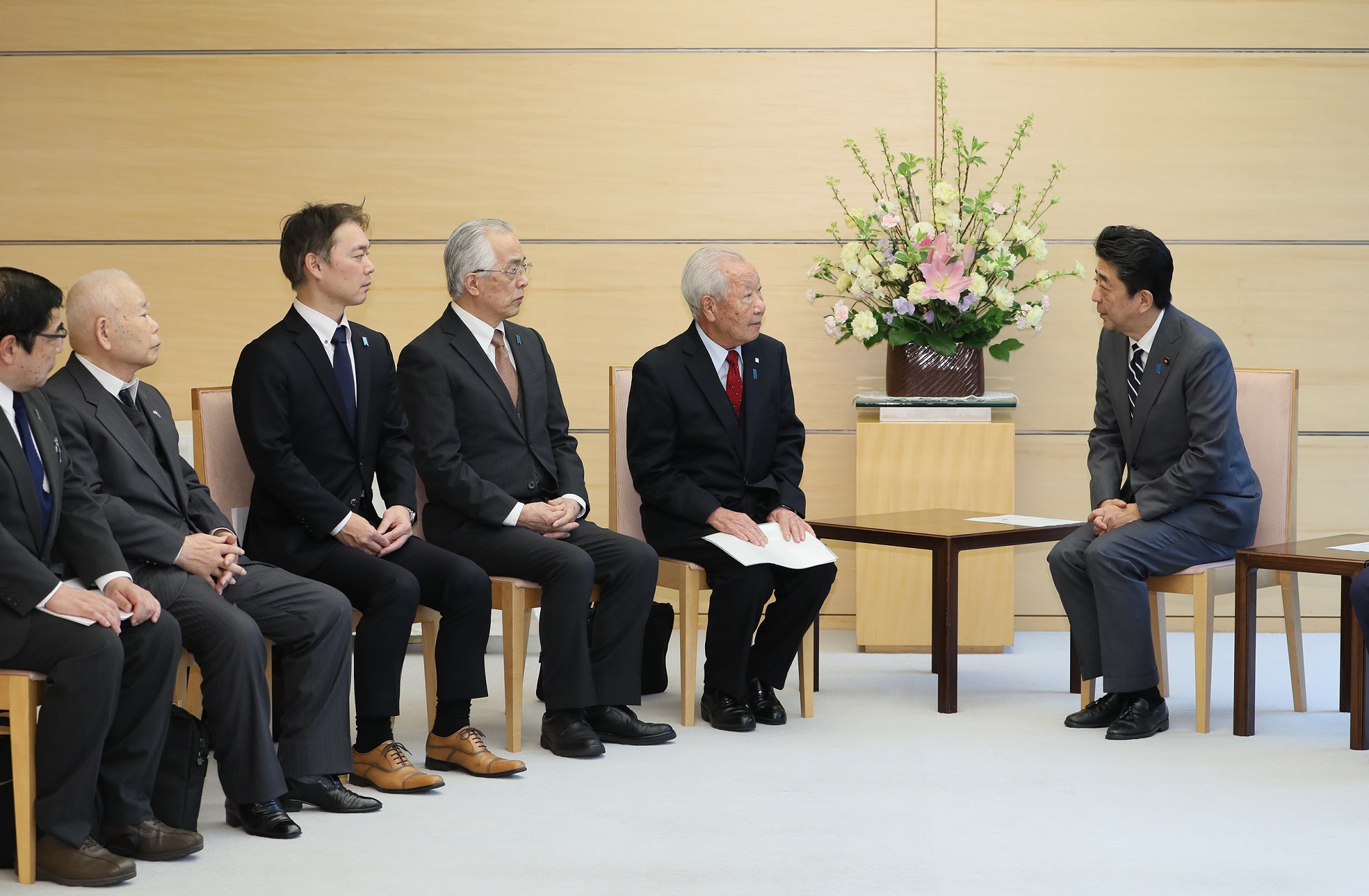 拉致被害者御家族等との面会