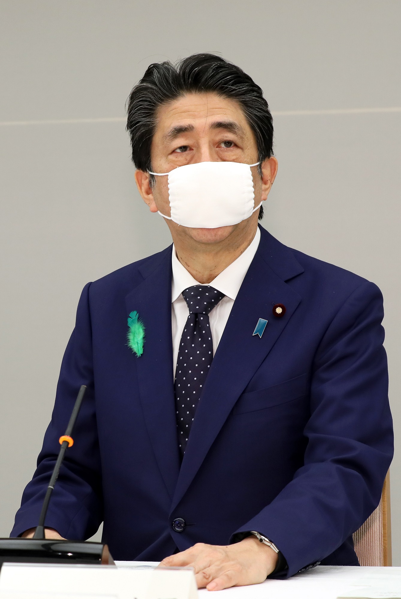 発言する安倍総理５