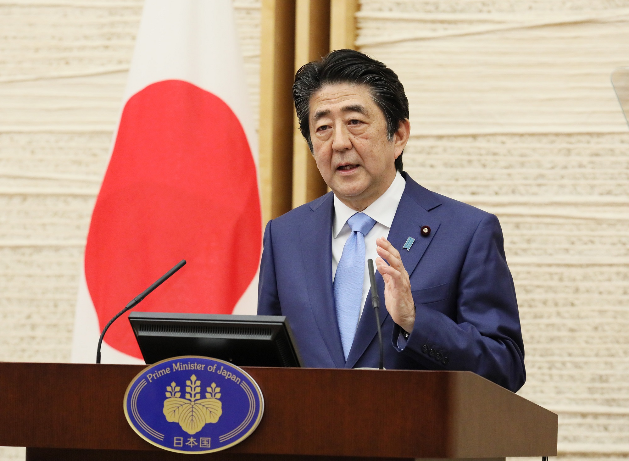 会見を行う安倍総理14