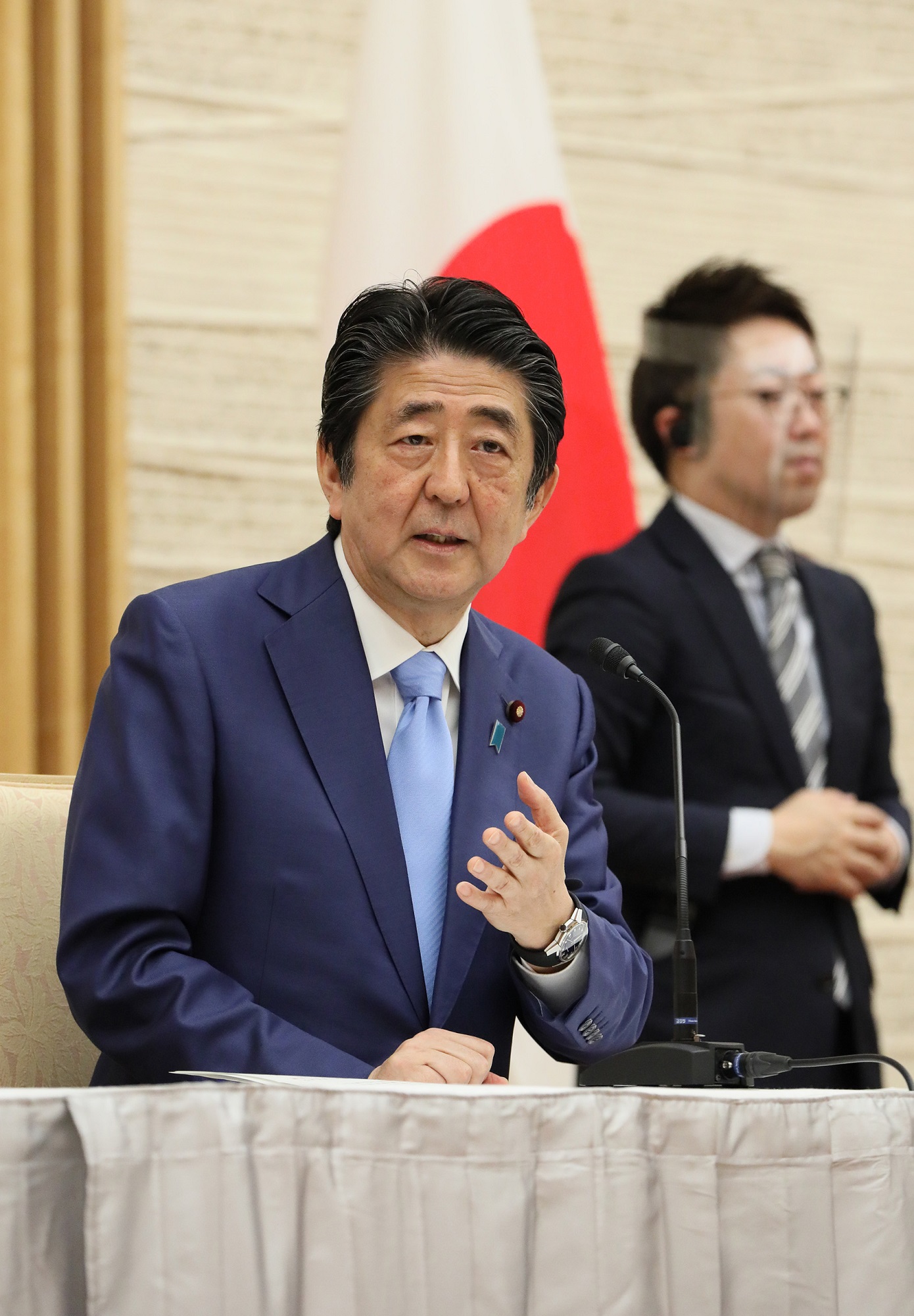 会見を行う安倍総理30