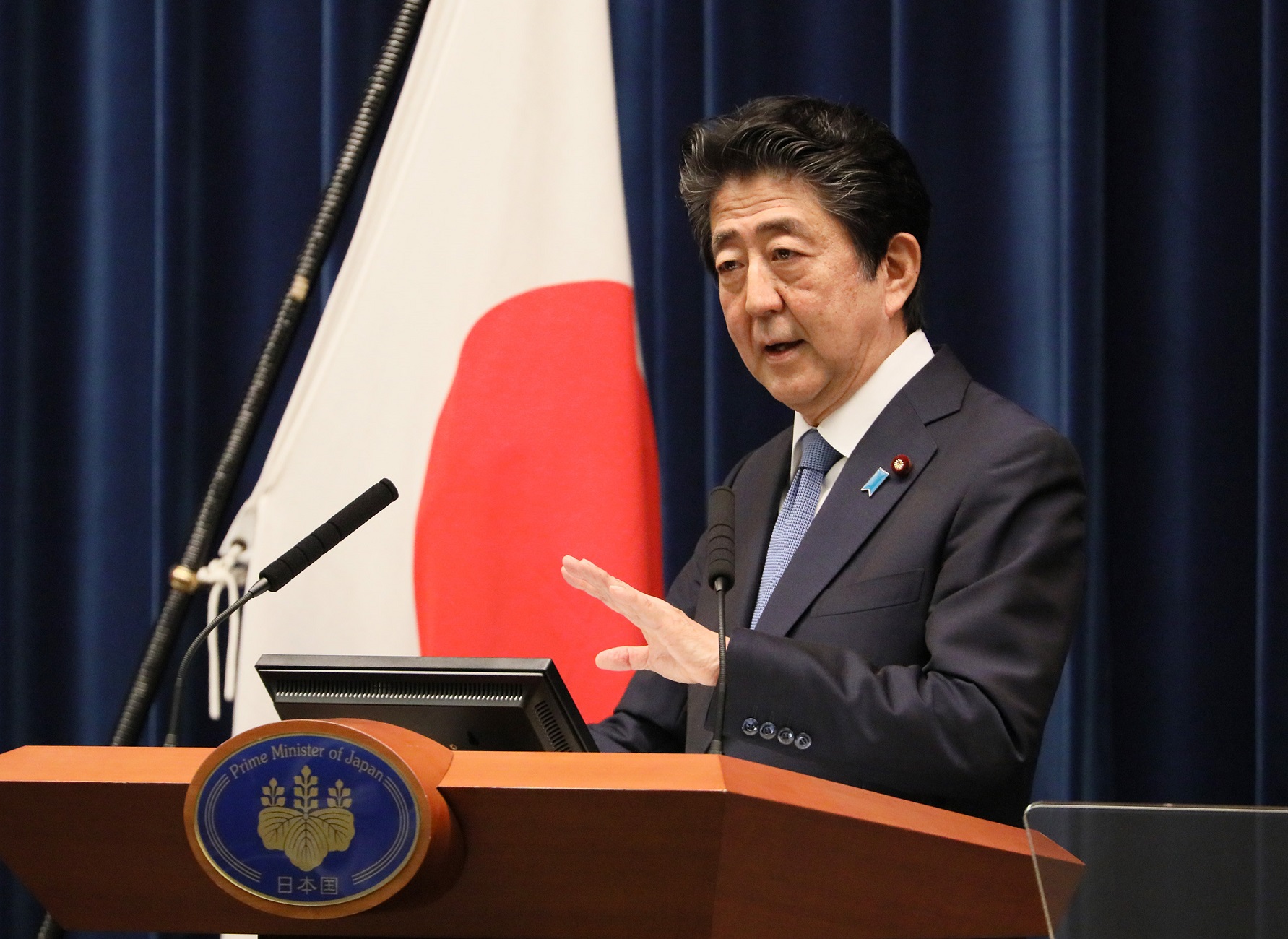 会見を行う安倍総理19