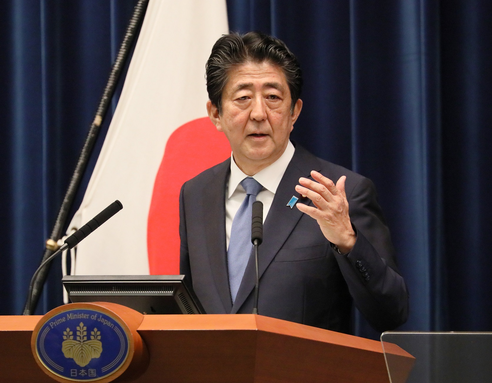 会見を行う安倍総理21