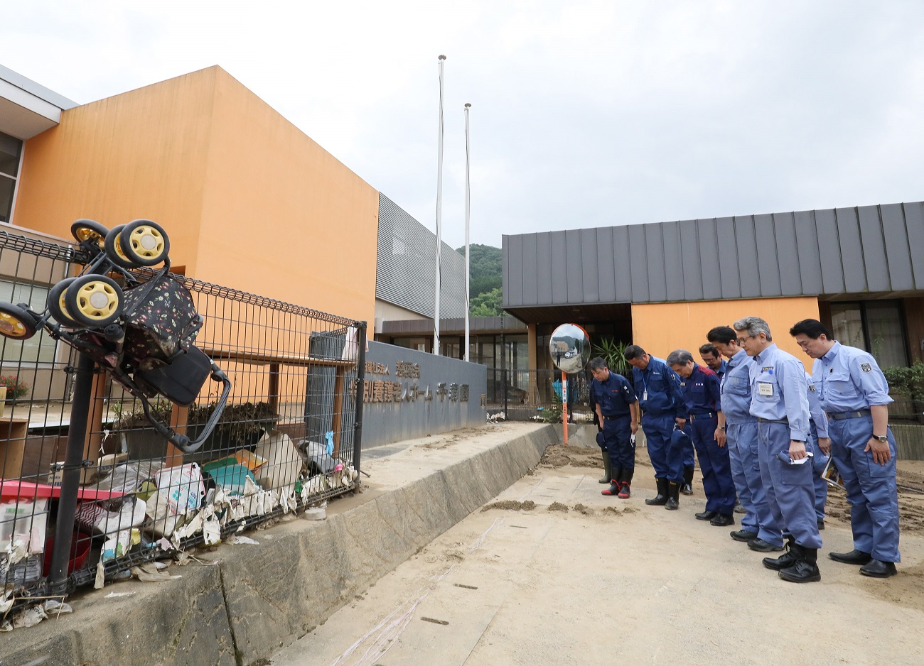 令和２年７月豪雨による被害状況視察のための熊本県訪問