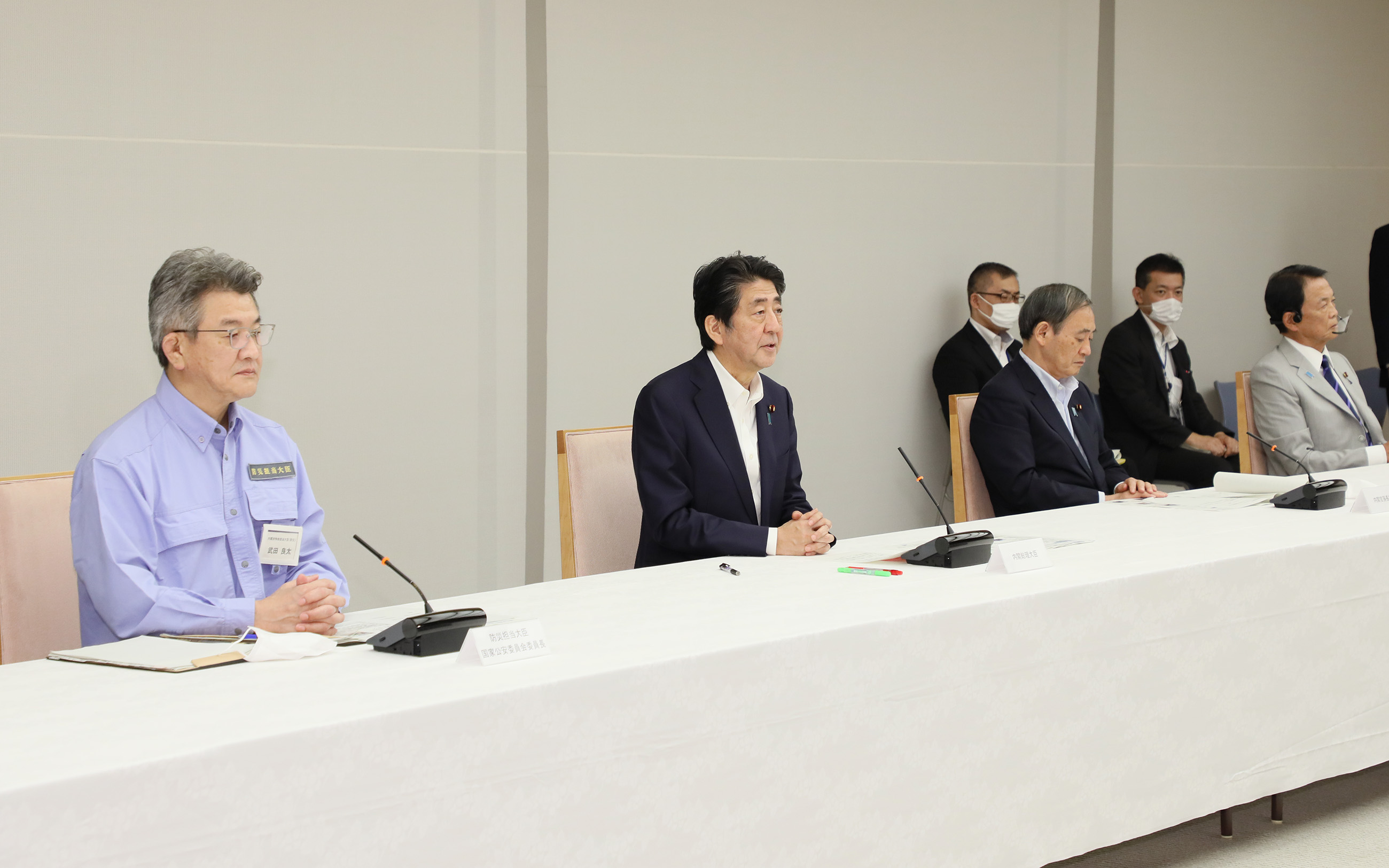 令和２年７月豪雨非常災害対策本部会議（第１２回）