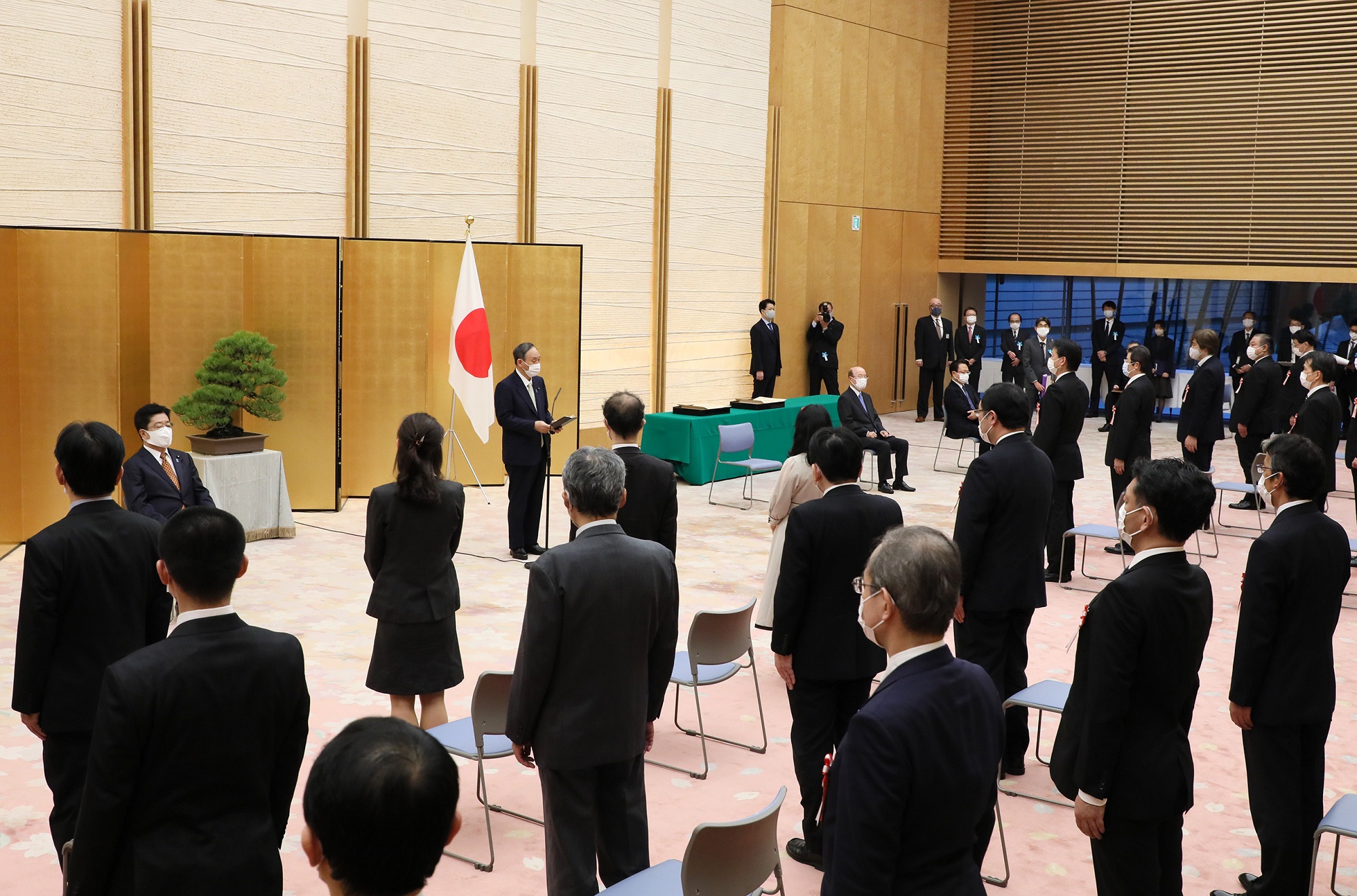 内閣及び内閣府永年勤続者表彰式