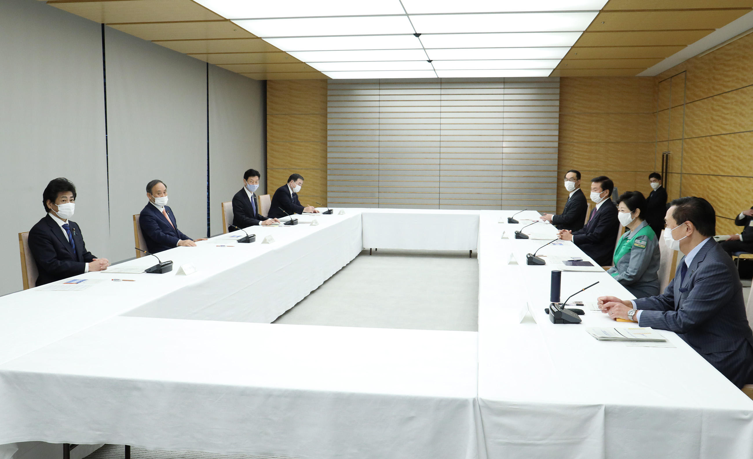 １都３県知事との意見交換