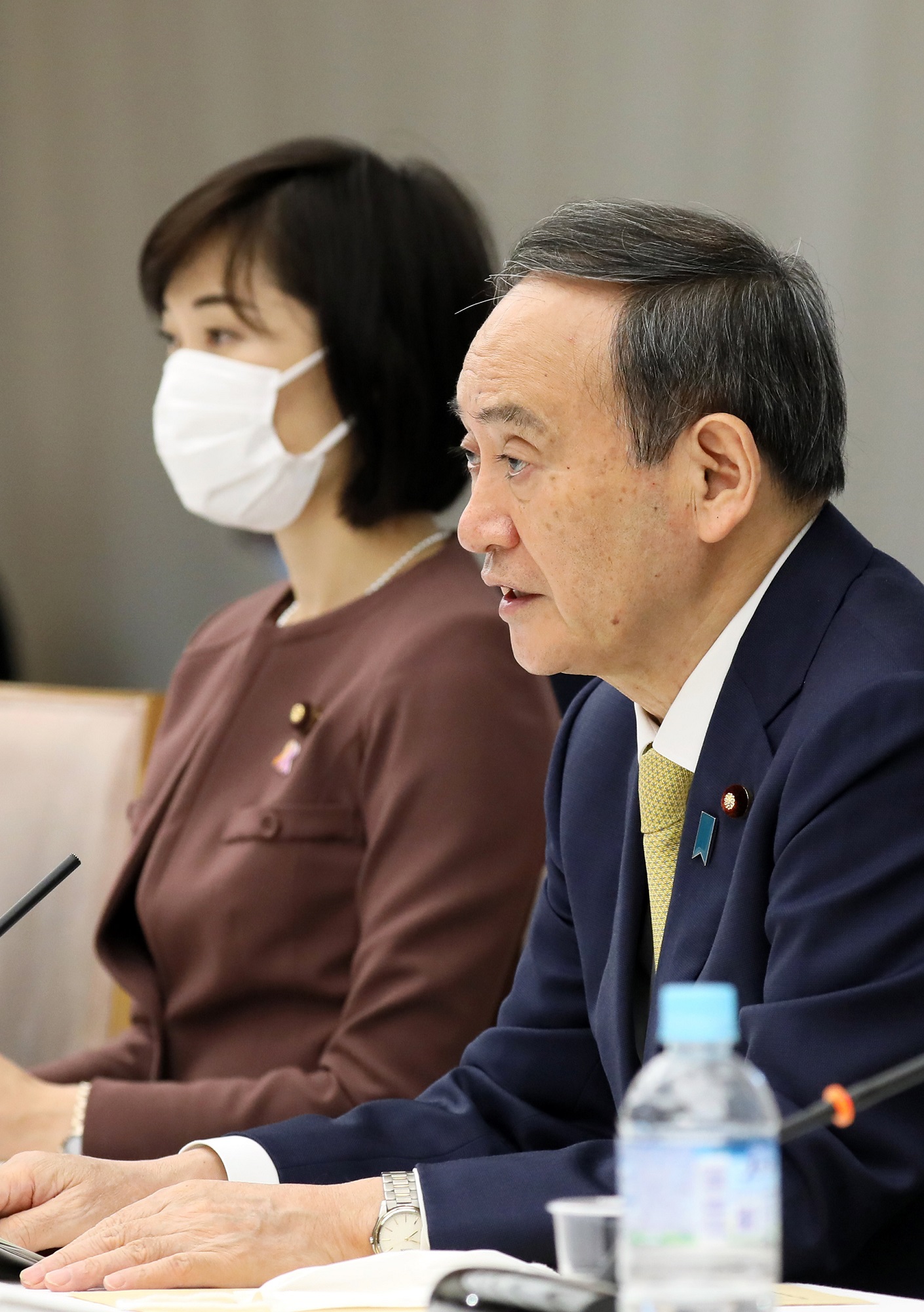 発言する菅総理２