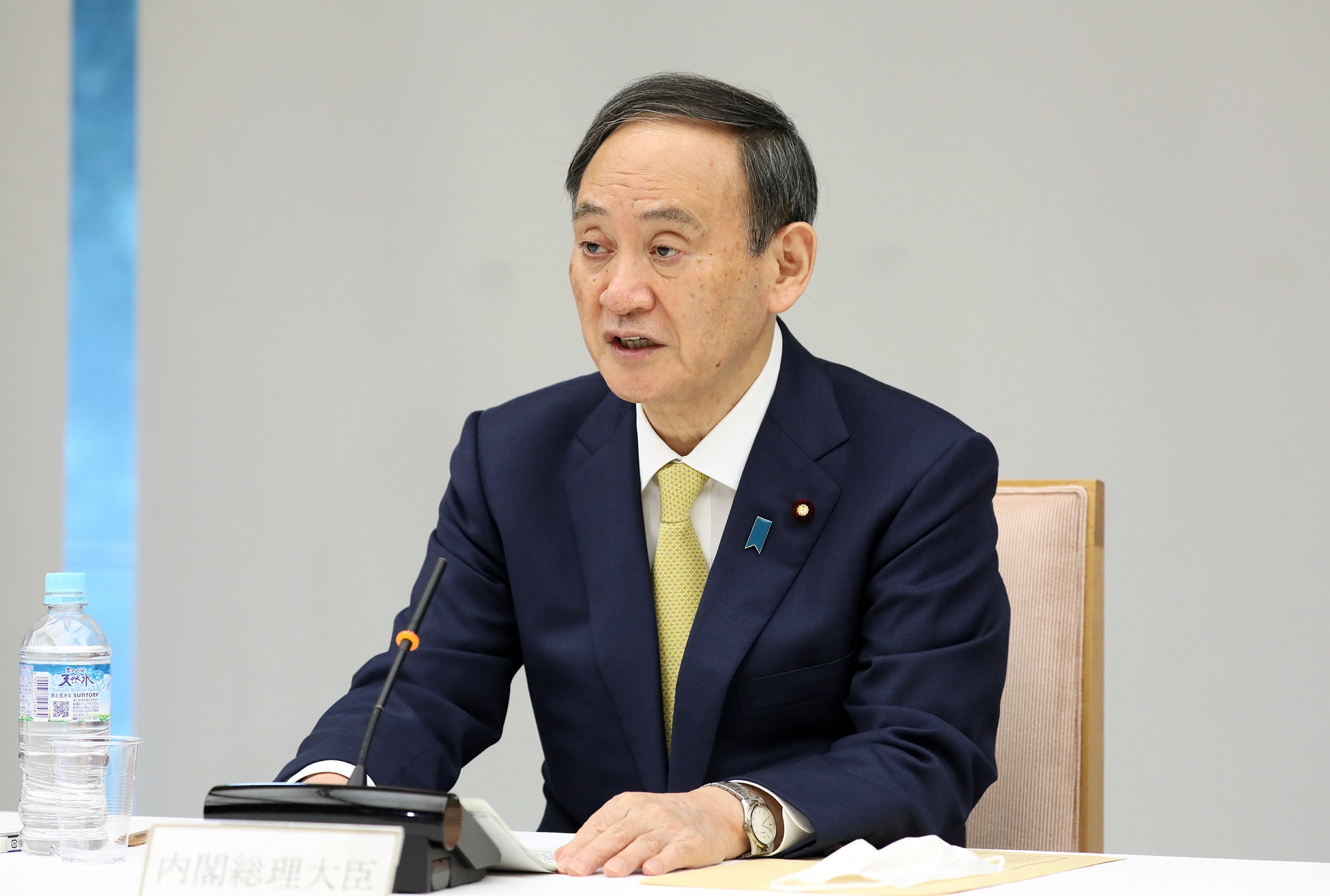 発言する菅総理３