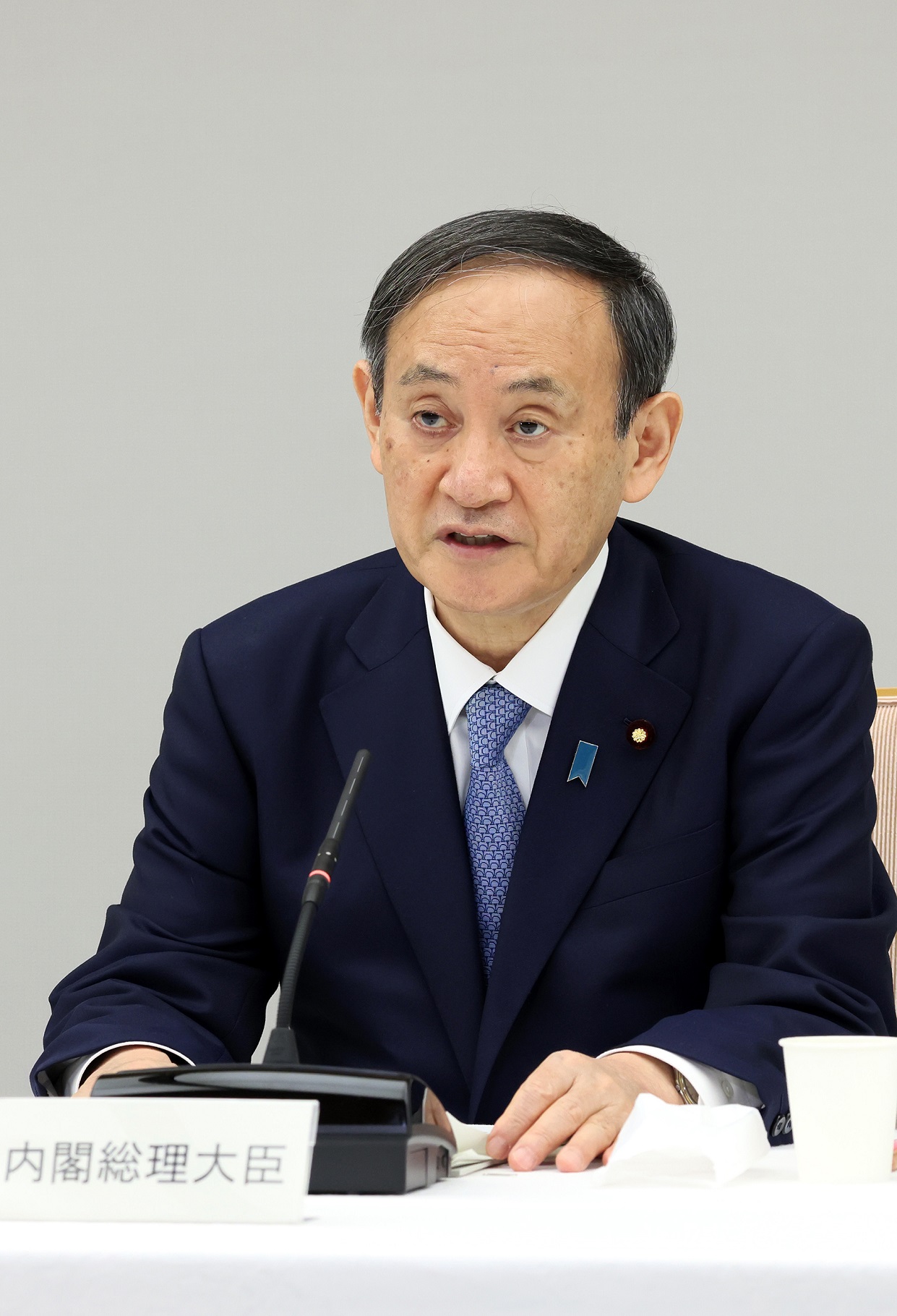 発言する菅総理３