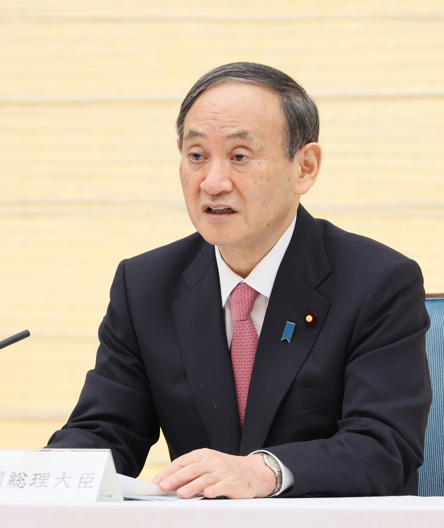 発言する菅総理３