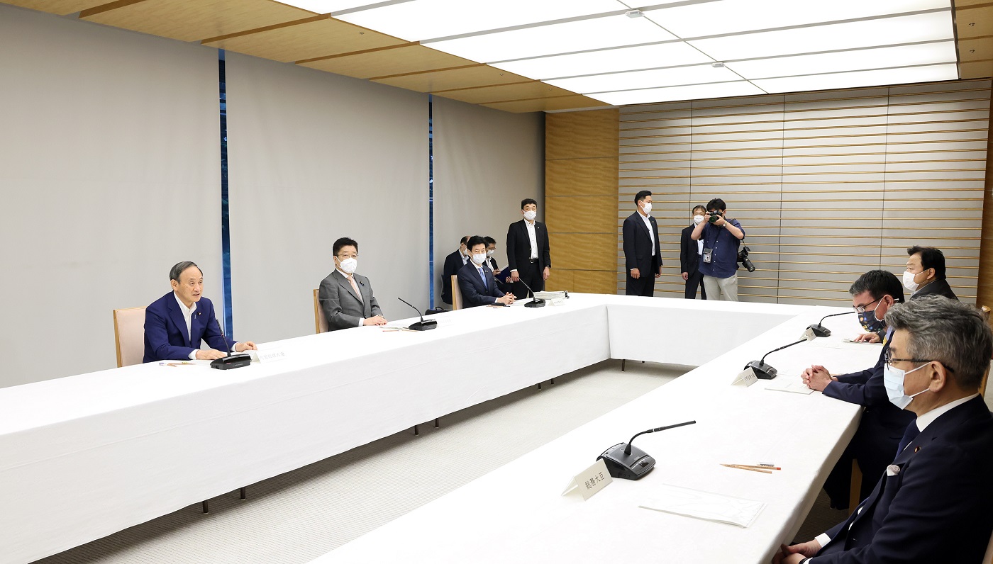 発言する菅総理５