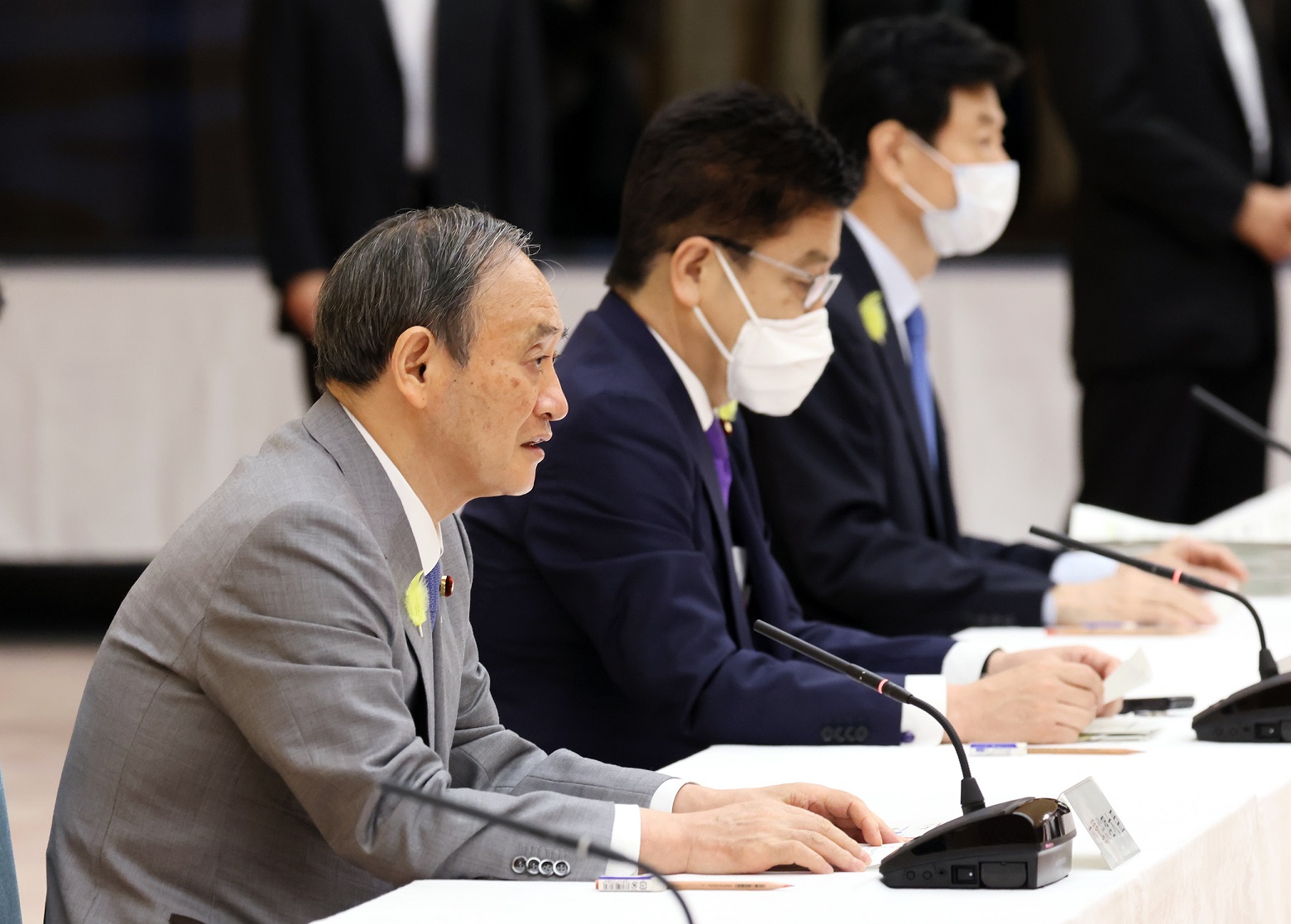 発言する菅総理４