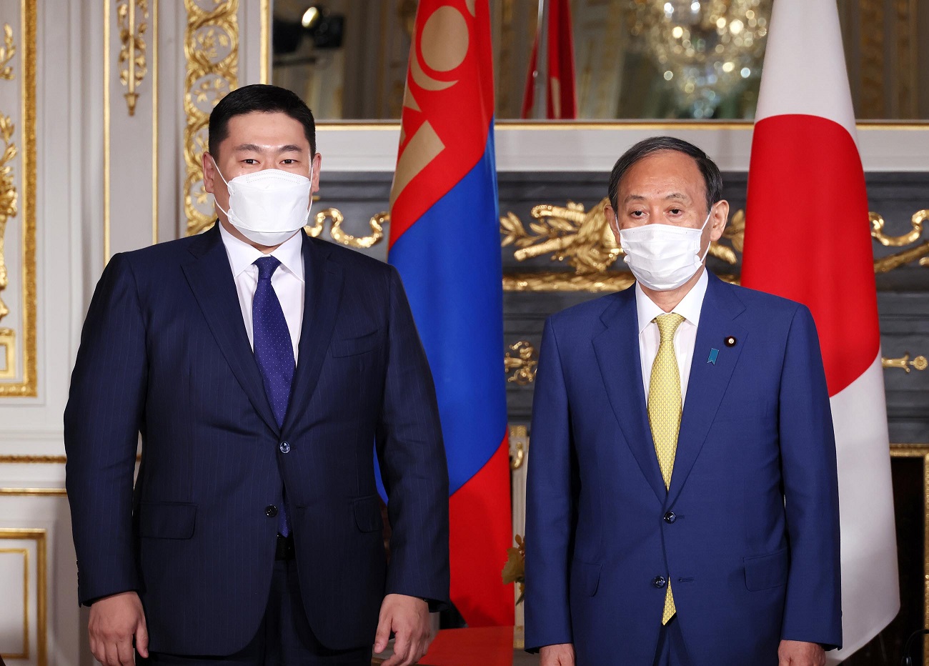 ロヴサンナムスライ・オヨーンエルデネ・モンゴル首相との会談２